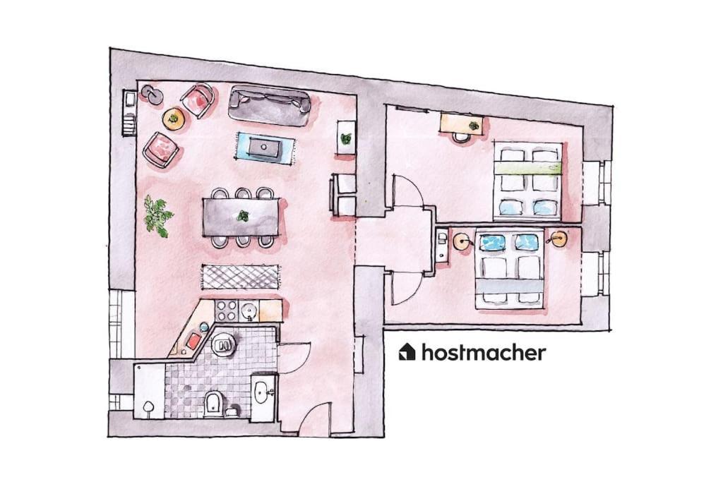 Spacious 2br By Metro And Center By Hm Apartamento *